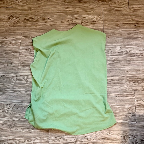 Double breasted casual green vest - Picture 4 of 4